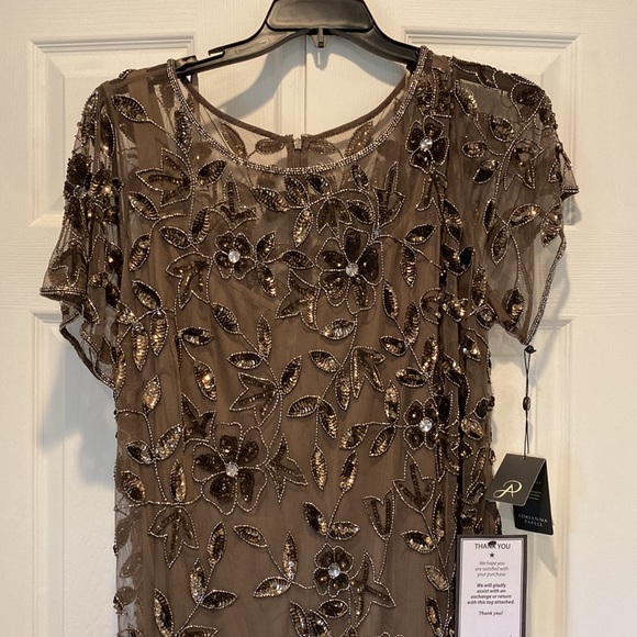 Adrianna Papell beaded gown 22W NWT - Picture 6 of 14